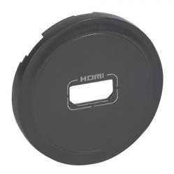 Legrand Celiane2 Графит Накладка розетки HDMI арт. 067816
