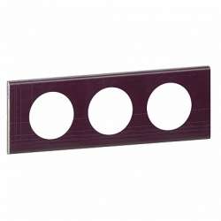 Legrand Celiane2 Кожа блэк пиксел Рамка 1-я (2 мод) арт. 069451