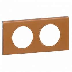 Legrand Celiane2 Кожа карамель Рамка 3-ая (2+2+2 мод) арт. 069423