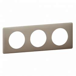 Legrand Celiane2 Перкаль Грэй Рамка 4-ая (2+2+2+2 мод) арт. 066724