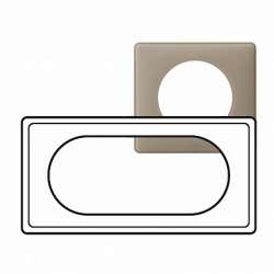 Legrand Celiane2 Перкаль Грэй Рамка 6/8 мод арт. 066726