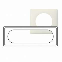 Legrand Celiane2 Перкаль Грин Рамка 1-я (2 мод) арт. 066711