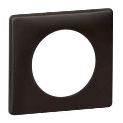 Legrand Celiane2 Перкаль черная Рамка 1-я (2 мод) арт. 066741