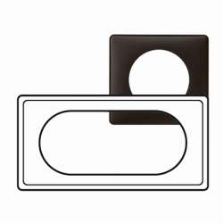 Legrand Celiane2 Перкаль черная Рамка 4/5 мод арт. 066745