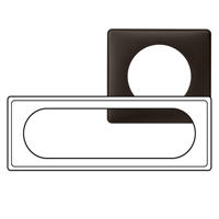 Legrand Celiane2 Перкаль черная Рамка 6/8 мод арт. 066746