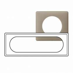 Legrand Celiane2 Перкаль фиолетовая Рамка 1-я (2 мод) арт. 066731