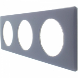 Legrand Celiane2 Перкаль фиолетовая Рамка 3-ая (2+2+2 мод) арт. 066733