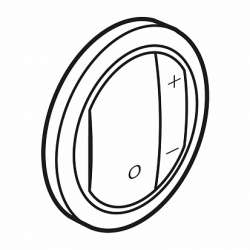 Legrand Celiane2 Титан Клавиша 1-ая для бесшумного выключателя арт. 065101