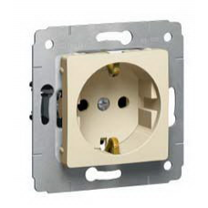 Legrand DIY Cariva Крем Розетка с/з арт. 695916