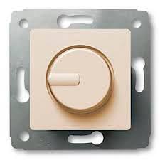 Legrand DIY Cariva Крем Светорегулятор поворотный 300W для л/н (вкл поворотом) арт. 695908