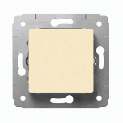 Legrand DIY Cariva Крем Выключатель 1-клавишный арт. 695900