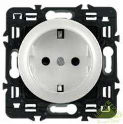 Legrand DIY Celiane Бел Розетка с/з, винт. зажим арт. 696904