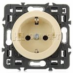 Legrand DIY Celiane Беж Розетка с/з, винт. зажим арт. 696924