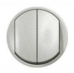 Legrand DIY Celiane Титан Переключатель двухклавишный на два направления арт. 696943