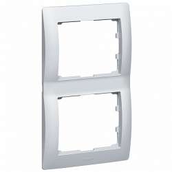 Legrand DIY Galea Life Алюминий Рамка 2-я, вертикальная арт. 696855
