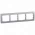 Legrand DIY Galea Life Алюминий Рамка 4-я, горизонтальная арт. 696854