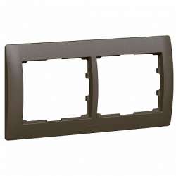 Legrand DIY Galea Life Темная Бронза Рамка 2-я гориз арт. 696832