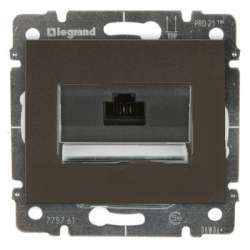 Legrand DIY Galea Life Темная Бронза Розетка компьютерная 1-ая 5 кат UTP (RJ45) арт. 696830