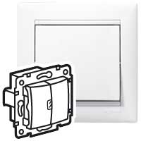 Legrand DIY Valena Бел Переключатель 2-х клавишный арт. 694266