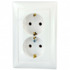 Legrand DIY Valena Бел Розетка 2-ая с/з литая арт. 694272