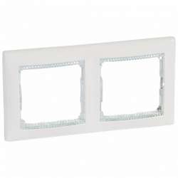 Legrand DIY Valena Бел/кристалл Рамка 2-ая гориз арт. 694244