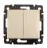 Legrand DIY Valena Крем Переключатель 2-х клавишный арт. 695604