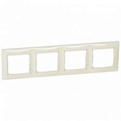 Legrand DIY Valena Крем Рамка 4-ая гориз арт. 695634