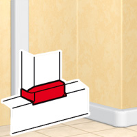 Legrand DLP Отвод плоский к профилю 80мм арт. 010735