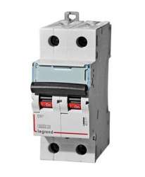 Legrand DX3 6000 Автоматический выключатель 10кА 2P 230/400В 20А 2 мод (B) арт. 407510