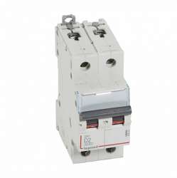 Legrand DX3 6000 Автоматический выключатель 10кА 2P 230/400В 2А 2 мод (D) арт. 408024