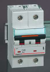Legrand DX3 Автоматический выключатель 2P 40A (С) 25кА арт. 409772