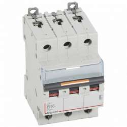 Legrand DX3 Автоматический выключатель 3P 16A (B) 25kA арт. 409729