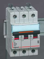 Legrand DX3 Автоматический выключатель 3P 20A (Z) 25kA арт. 409925