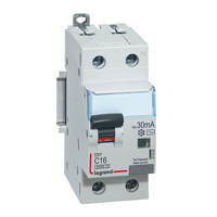 Legrand DX3 Дифференциальный автоматический выключатель 1P+N 20А (С) 300MA-AC арт. 411025