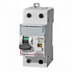 Legrand DX3 Дифференциальный автоматический выключатель 1P+N 20А (С) 30MA-AC арт. 411003