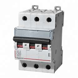 Legrand DX3-E Автоматический выключатель 3P 63А (С) 6000/6kA арт. 407297