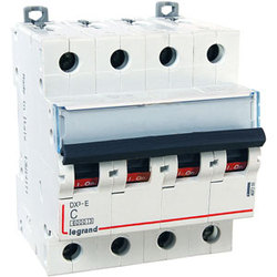 Legrand DX3-E Автоматический выключатель 4P 2А (С) 6000/6kA арт. 407299