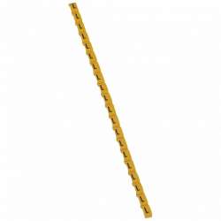 Legrand Duplix Маркер чёрная маркировка на желтом фоне заглавная буква M арт. 038422