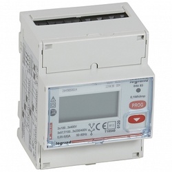 Legrand EMDX3 Трёхфазный счётчик сертификат MID 5А 4 мод выход RS 485 и импульсный арт. 004686