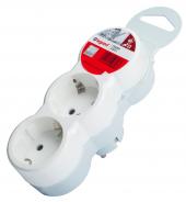 Legrand Элиум Белый Розетка переносная 3х2Р+Е, 16А, горизонтальное подключение, пластик арт. 050656