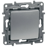 Legrand Etika Алюм Переключат 10А, авт. Клем арт. 672411
