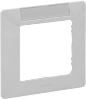 Legrand Etika Алюм Рамка 1-ая с держателем для маркировки алюминий арт. 672556