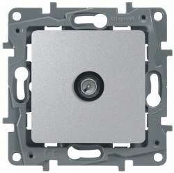 Legrand Etika Алюм Розетка TV проходная, 15дБ арт. 672463