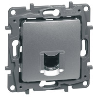 Legrand Etika Алюм Розетка комп (RJ45) 6 кат. UTP арт. 672453