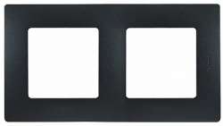 Legrand Etika Антрацит Рамка 2-ая арт. 672582