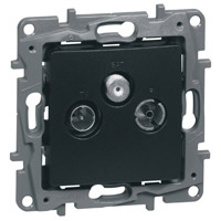 Legrand Etika Антрацит Розетка TV/SAT звезда арт. 672656