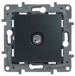 Legrand Etika Антрацит Розетка TV Звезда арт. 672651