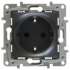 Legrand Etika Антрацит Розетка с/з, винт. клеммы, 16А, 250 В арт. 672621