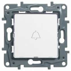 Legrand Etika Бел Кнопка автоматическая с подсветкой 6А арт. 672210