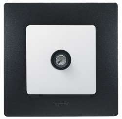 Legrand Etika Бел Розетка TV проходная, 15дБ арт. 672263